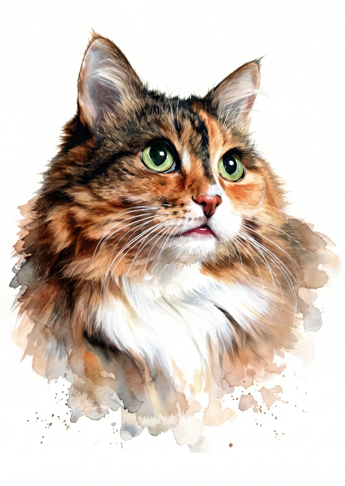 Watercolor portrait example